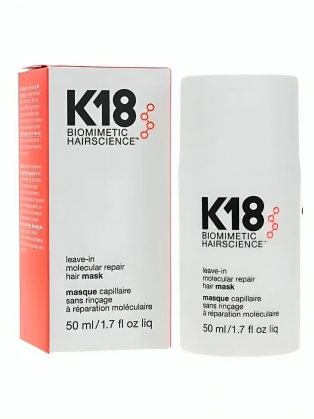 K18 Leave-In Hair Repair Mask 50ml For Damaged Hair New